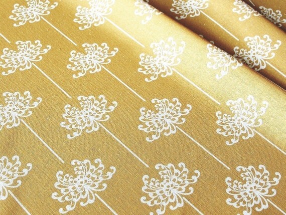 Mum - Mustard - Organic Cotton - Yardage