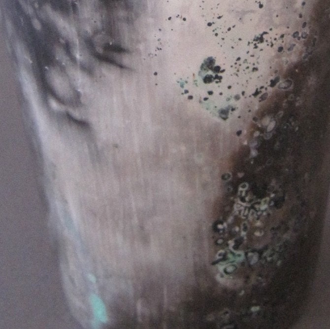 Raku Barrel Fired Vase