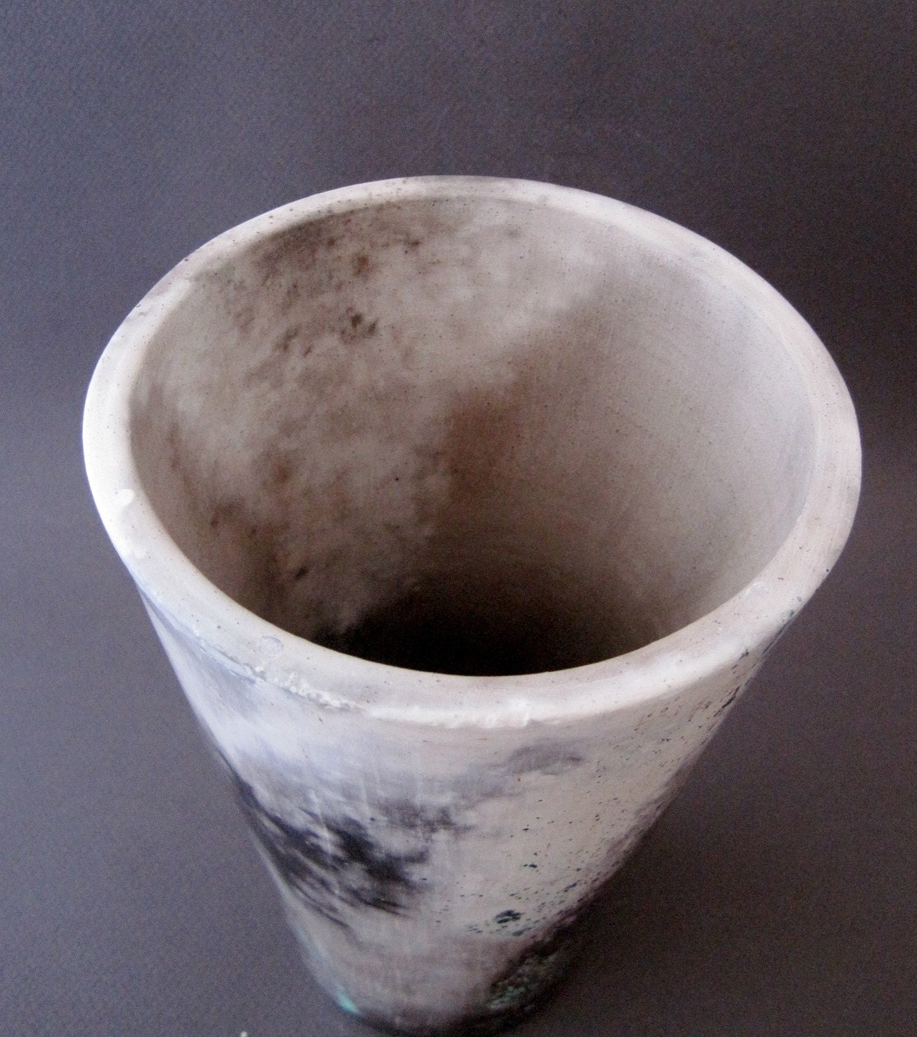 Raku Barrel Fired Vase