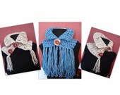 INSTANT DOWNLOAD Knitting Pattern PDF 102 Chunky Knit Cowl or Scarf Pattern-Beginner Level