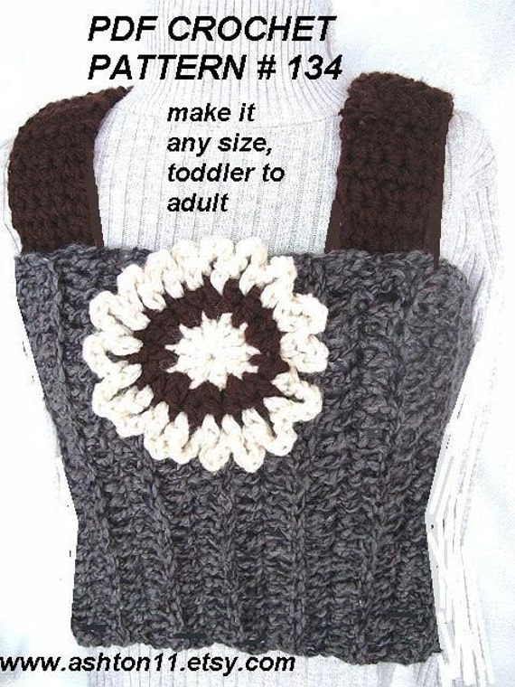 CROCHET PATTERN no 134..... TUBE TOP..... MAKE IT ANY by ashton11
