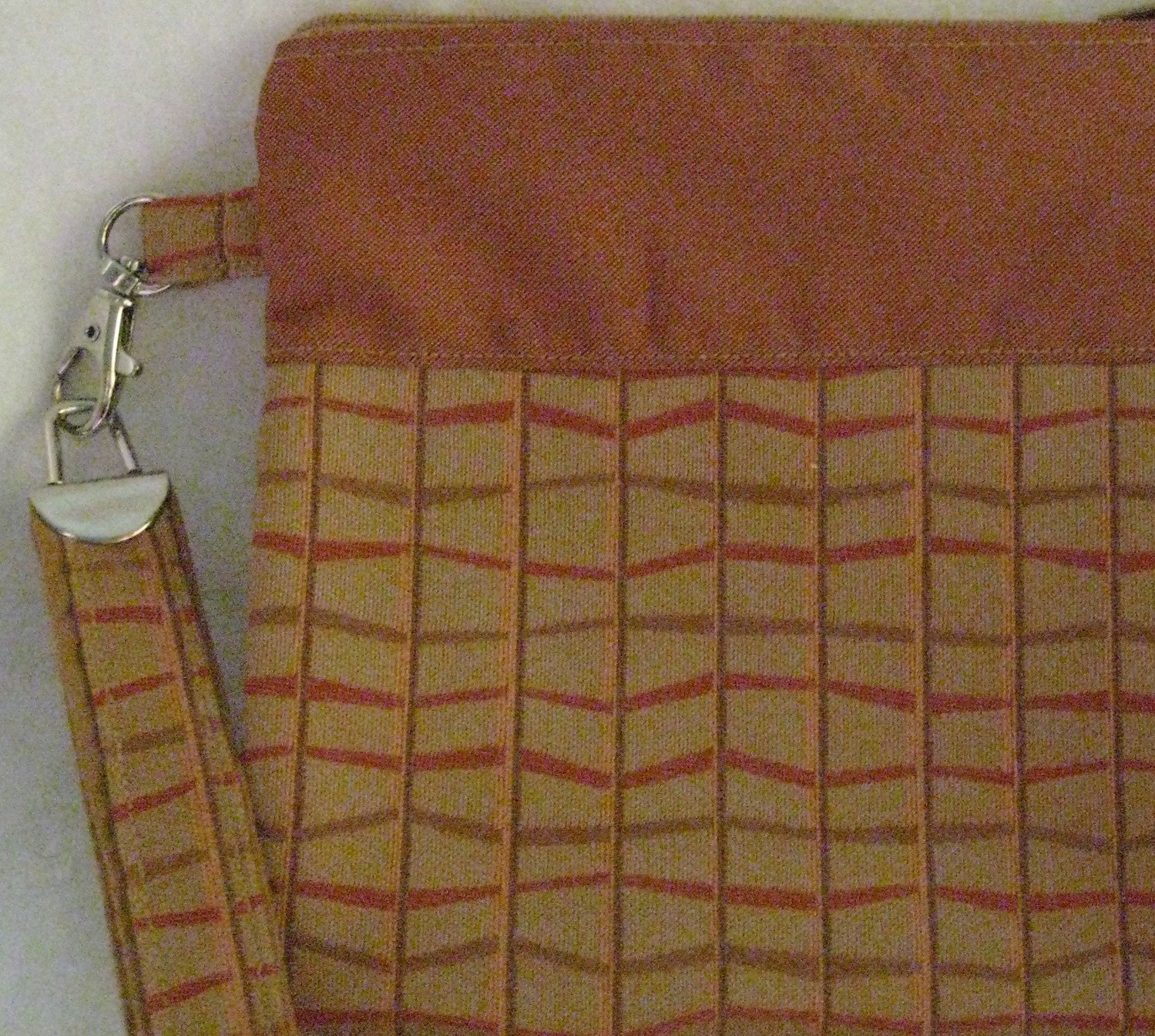 Camel Colored Small Wristlet