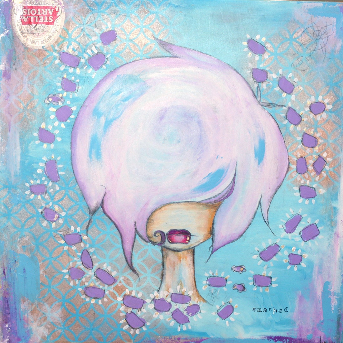 smashed...an original artwork by kelly barton