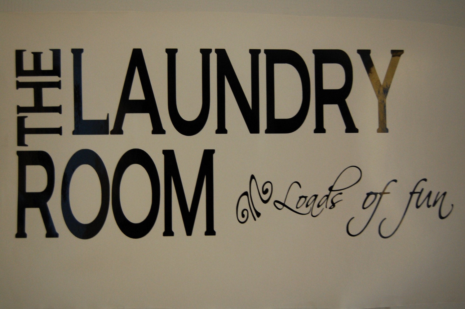 Laundry Room Loads of fun-Vinyl Decal