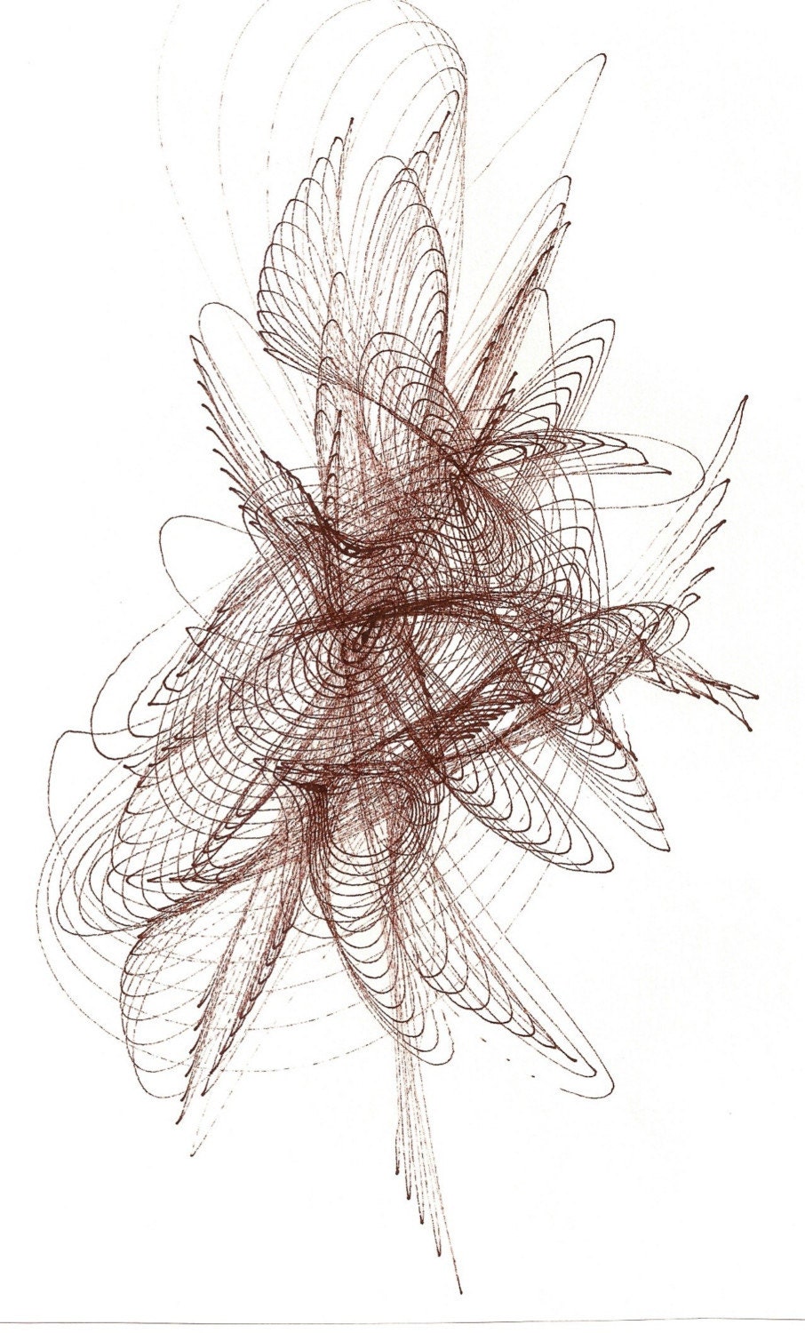 Clustering Spirals - Universal Creations     Drawing    Digital Reprint  Limited Edition