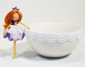 Violet Princess Fairy Flower Doll Waldorf Doll