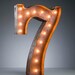 Vintage Marquee Lights - Ready to Ship - Number 7