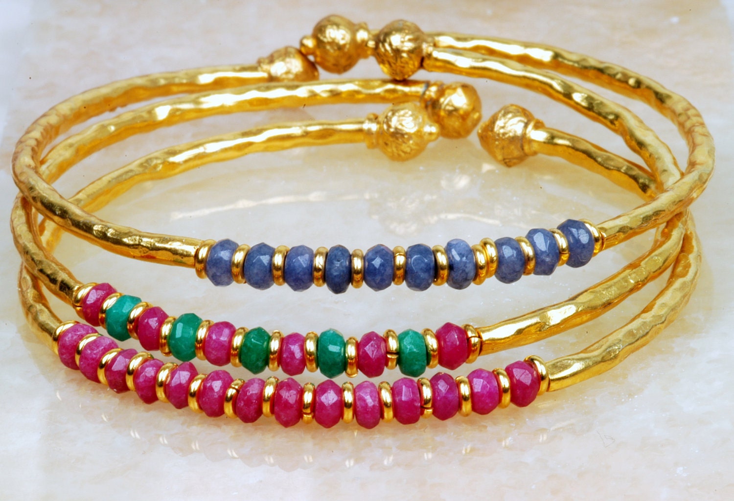 Roman Art Gold plated over SILVER CUFF Bracelets
