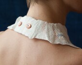 Felted necklace Romantic