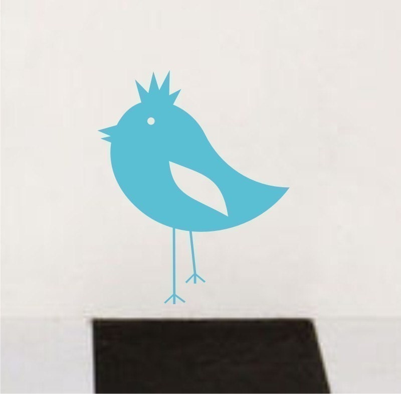 Little Birdie Vinyl Wall Decal - Bird 008