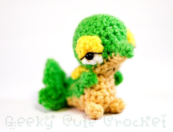 Items similar to Snivy - Pokemon Amigurumi - Unova Starter ...