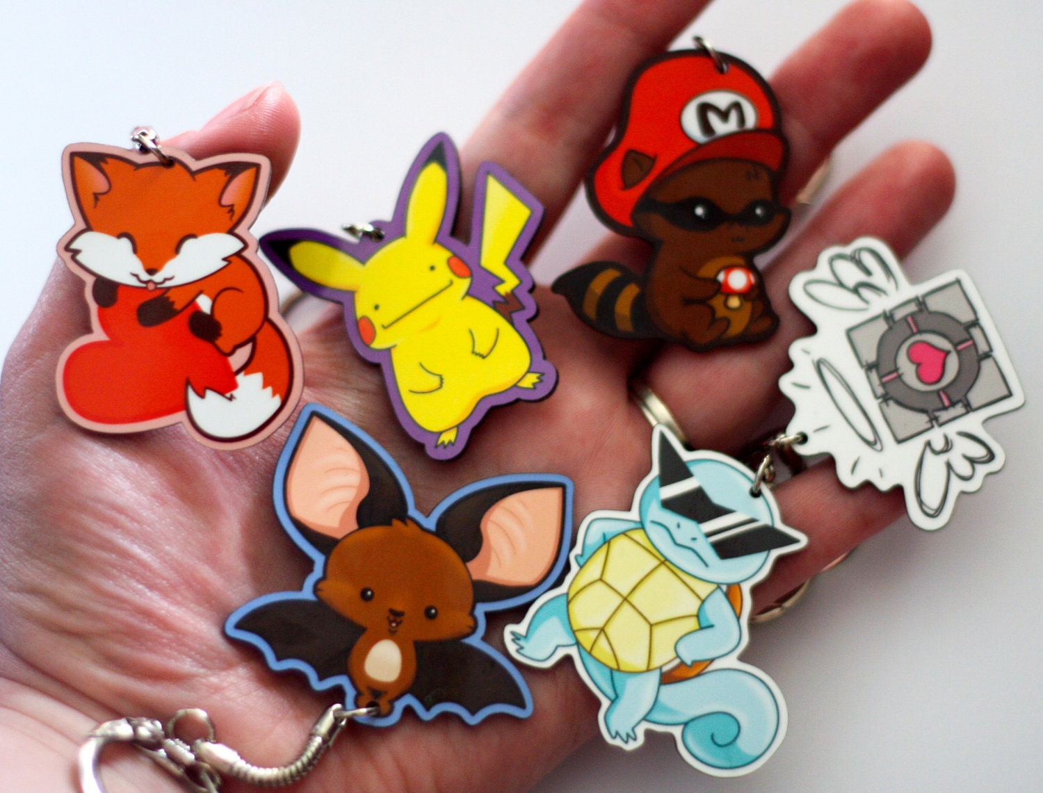Derpachu Key Chain Charm - Dittochu Derp Meme