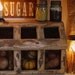 Primitive Bean Bin Vegetable storage Cupboard kitchen