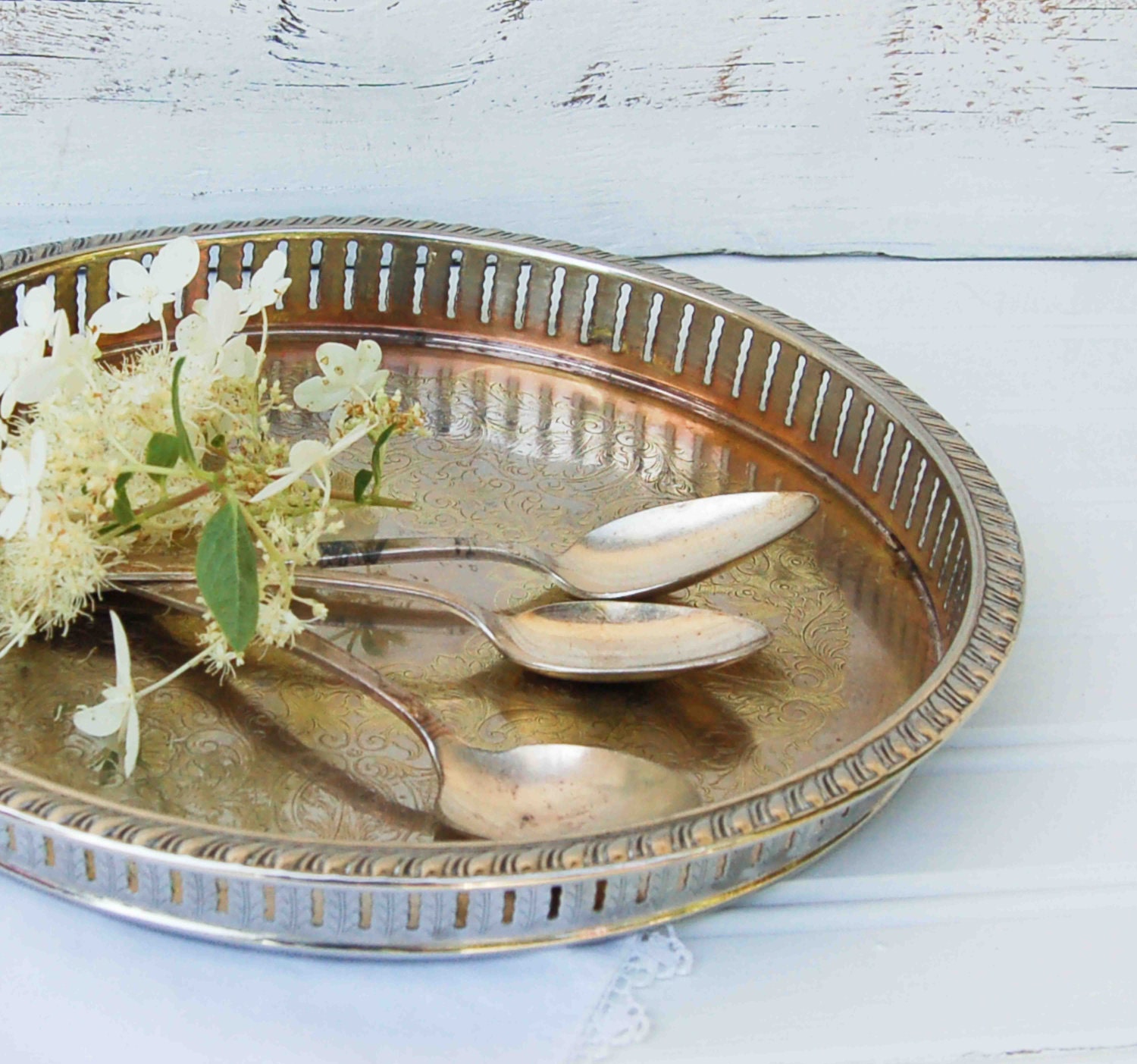 silver vanity tray