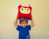 Woodland Fox Plush Pillow - Large - MADE TO ORDER