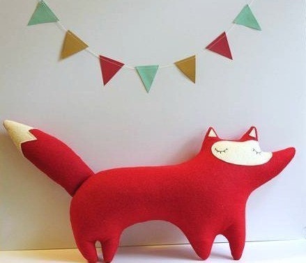 30% OFF SALE - Last one - Liam - The Sleepy Woodland Fox - Full Size - Made to Order