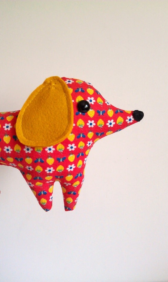 Dottie the handmade plush dachshund - Limited Edition - Made to order