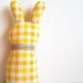 handmade spring bunny plush, Gwendolyn