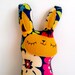 SALE handmade spring bunny plush, Mazie