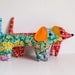 Dottie the handmade plush dachshund - Limited Edition - Made to order