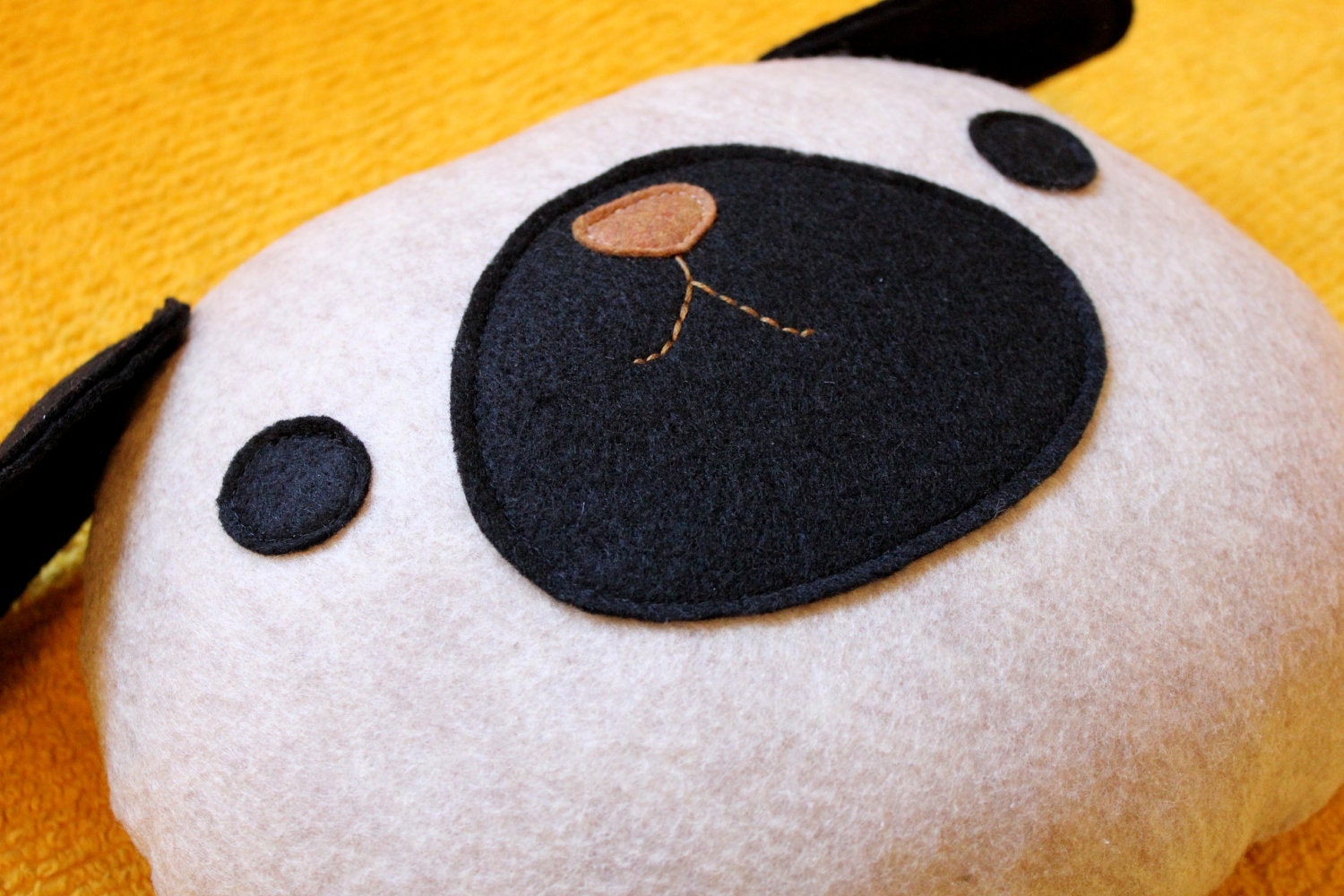 Sir Piper the pug pillow - made to order