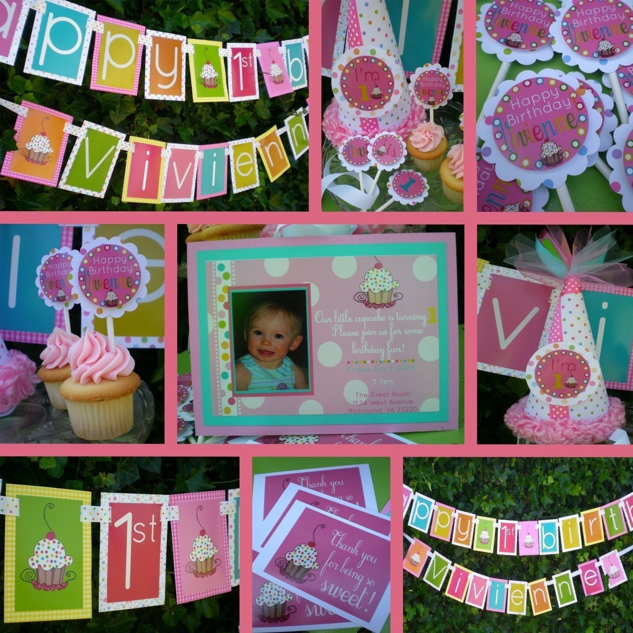 Cupcake Cutie - Custom Party Package