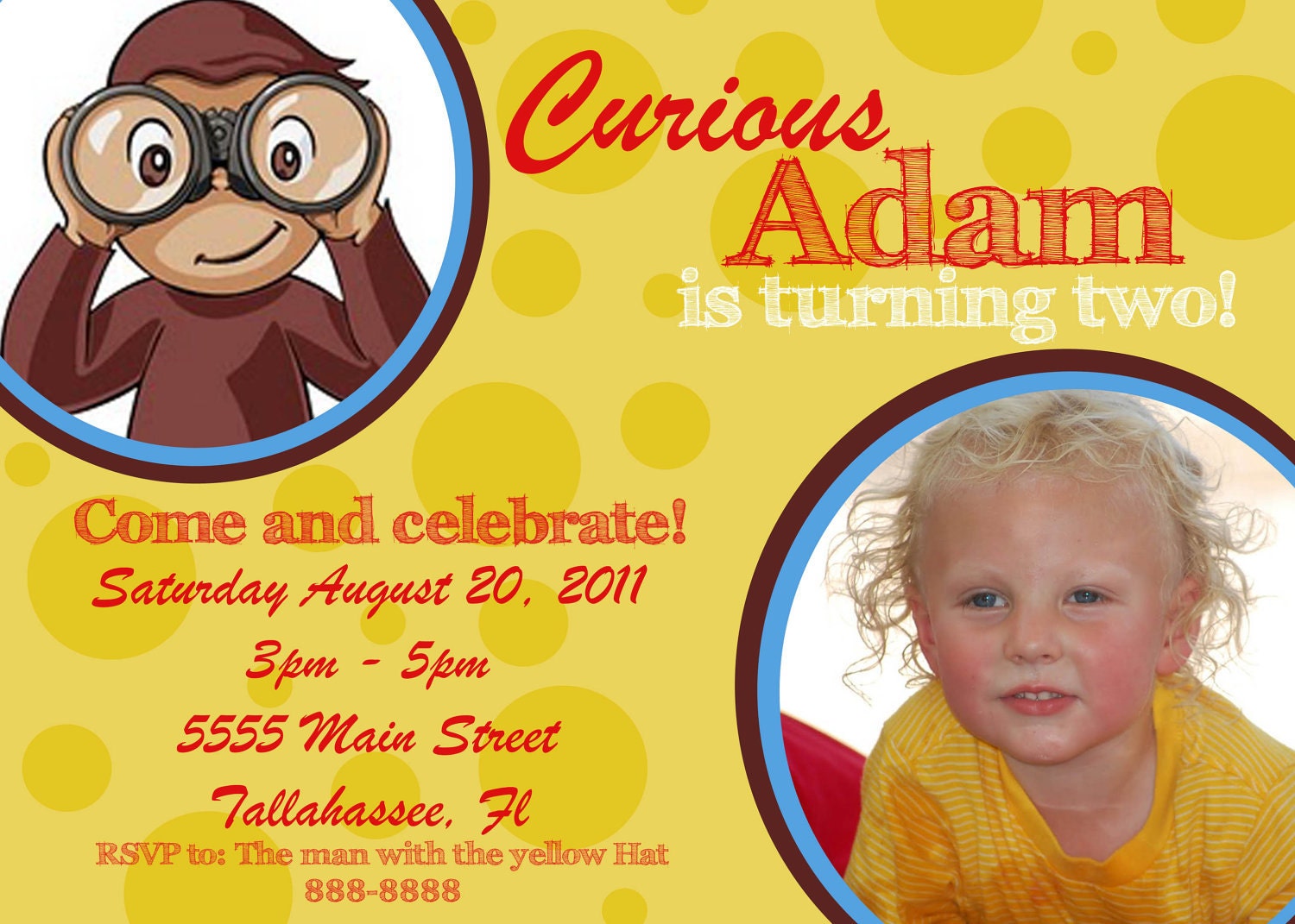 Curious George Birthday Invites Il_570xn