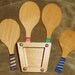 SALE ENDS 5/9 Vintage Coasters Tennis Rackets