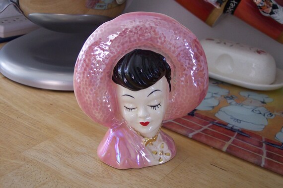 Reserved for Lilimo Lustre Head Vase