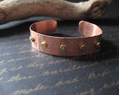 Funk Is In - Copper Cuff with hex nuts