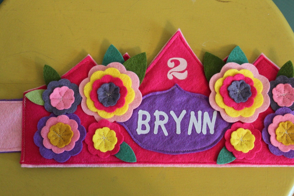 GIRL Custom Birthday Crown