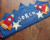 Rocket-ship Outer Space Birthday Crown
