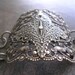 Silver Fleur de Lis Medieval Gothic Bracelet