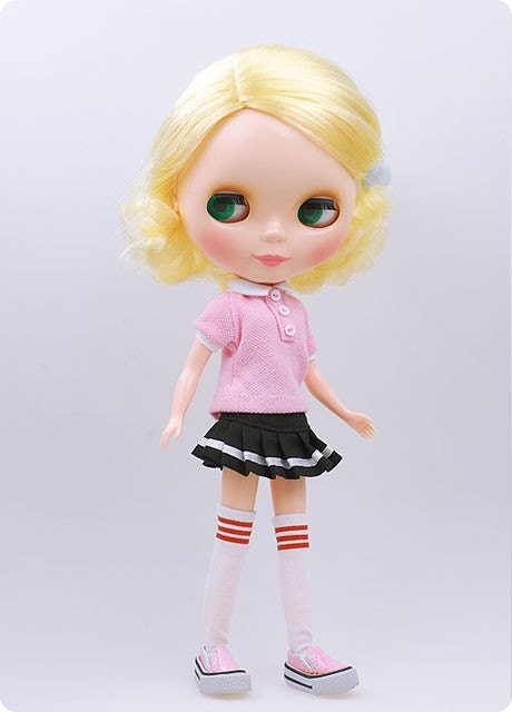 Somedoll Blythe P00107 Pink Polos