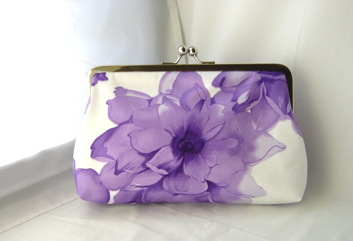 Gorgeous Purple Clutch - Wedding Clutch - Bridesmaids Clutch - Gloria