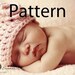 PDF Crochet Pattern - Little Lady with Rose Newborn Beanie