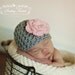 Use Coupon code 20for2013 for 20% Off entire order excluding shipping - Baby Girl Crochet Knit Hat - Ready to Ship