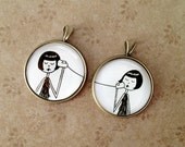 BFF Best Friend friendship pendant set