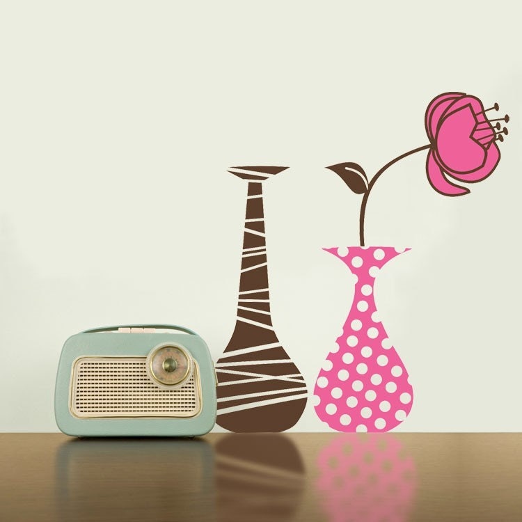 flower wall decal