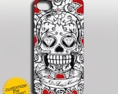 iPhone 5, 4, 4s  sugar skull tough case