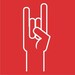 rock on wall decal