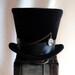 Reserved for Belle - Clockwork Steampunk Mini Top Hat in Black Velvet