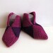 Handknitted booties / slippers for toddler