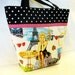 I Love PARIS Tote Bag Handbag Purse Handmade Eiffel Tower Timeless Treasures Fabric