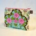 Dena Designs Zipper Pouch Cosmetic Bag Makeup Bag Gadget Bag Cell Phone Case Floral Turquoise Brown Pink