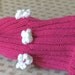 Pink flowery baby cocoon/baby sock
