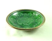 Frog Love Offering Bowl Handmade Ceramic Pottery