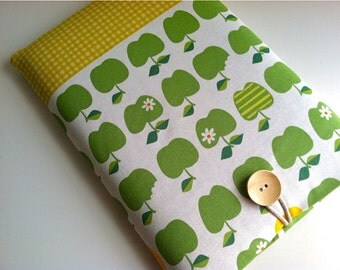 Macbook Pro 13" Laptop Sleeve Padded - Green Apples