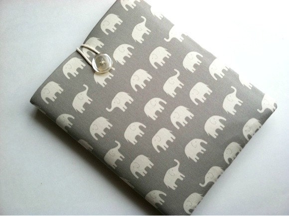 MacBook Pro 13 Case Padded Laptop Sleeve Cover - Elephants