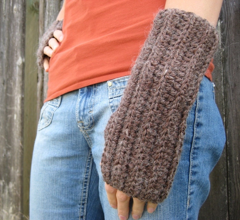PATTERN - Crochet Fingerless Gloves Pattern - PDF
